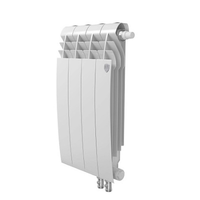 Радиатор отопления Royal Thermo BiLiner 500 Bianco Traffico VR (Белый) 4 секции биметаллический нижнее правое подключение НС-1196679