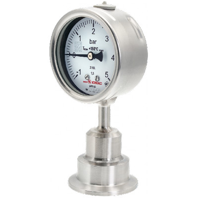 Узел измерения давления радиальный ЮМАС МП63НН.../SD/Tri-Clamp-11/2" (0-10 бар) ДК63мм, класс точности 1.5, 8400381407