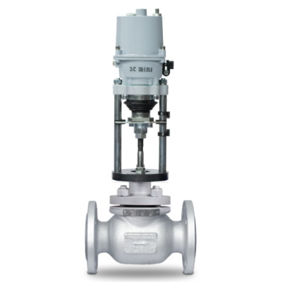 Клапан запорно-регулирующий КПСР серия 210 КПСР1.27-50-25-1.1114-СТ-4-1-220-У с электроприводом Regada ST mini 472.0-0NFBC/00