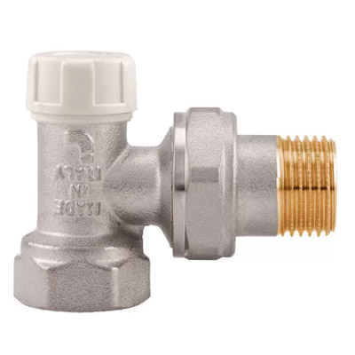 Кран для радиатора запорный УГЛОВОЙ 1/2" 396 Itap 3960012