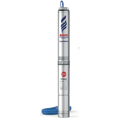 Насос скважинный моноблочный 4" Pedrollo 4BLOCKm 4/4 кабель 20 м 49M42404LA1