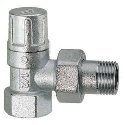 Кран для радиатора запорный УГЛОВОЙ 1/2" FAR FV120012