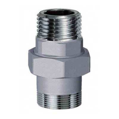 Американка наружная/наружная резьба под конус хромированнная FAR латунь