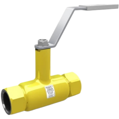 Кран шаровой стандартнопроходной LD КШ.Ц.М.GAS.065.025.Н/П.02 Ду65 Ру25 муфтовый стальной с рукояткой