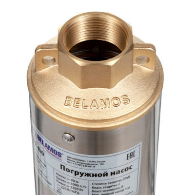 Насос погружной скважинный 4" Belamos 4TF40/27 кабель 1,5 м 4TF40/27220V