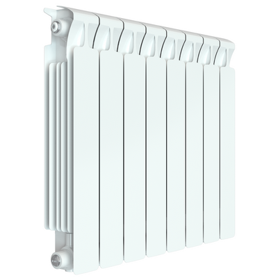 Радиатор отопления Rifar Monolit 500 8 секций биметаллический монолитный боковое подключение rm50008