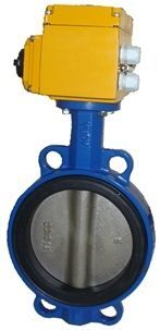 Затвор диск. повор. межфланц. Abra BUV-VF826D080EASTRN1x220 Ду 80, Ру 1,0/1,6 МПа электроприв. Чугун