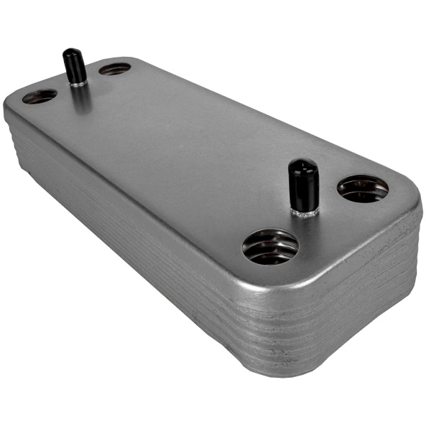 Теплообменник вторичный 12 пластин для котлов Ariston (65104333), Viessmann Vitopend 100-W A1JB, WH1B 12 кВт/ 24 кВт (7856846, 7825533), PHE01-A-12P-148