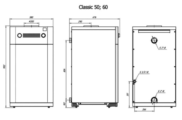 Котёл газовый Лемакс Classic-50 179838