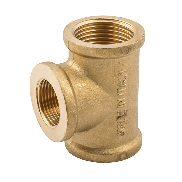 Тройник переходной с внутренней резьбой Elsen Metalit латунь