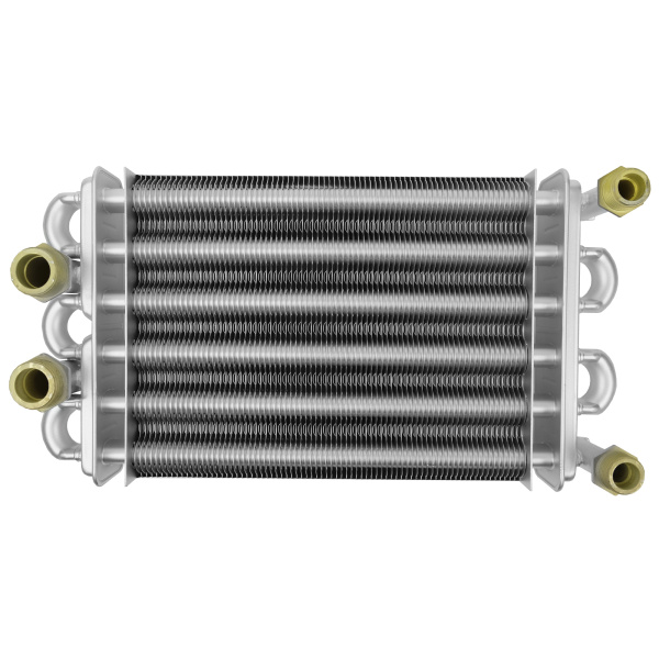Теплообменник битермический для котлов Electrolux (AA10070030, 10070030, AA07000019, 7000019)