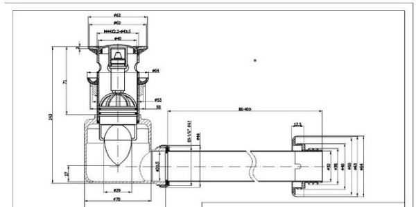 Сифон Magdrain Ø45 с сухим магнитным затвором Хром POP01-G