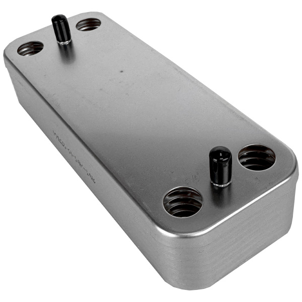 Теплообменник вторичный 14 пластин для котлов Ariston (65104333), Beretta14P (R8037), PHE01-A-14P-148