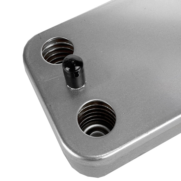 Теплообменник вторичный 14 пластин для котлов Ariston (65104333) Baxi (5686680, 5686670), PHE03-A-14P-156