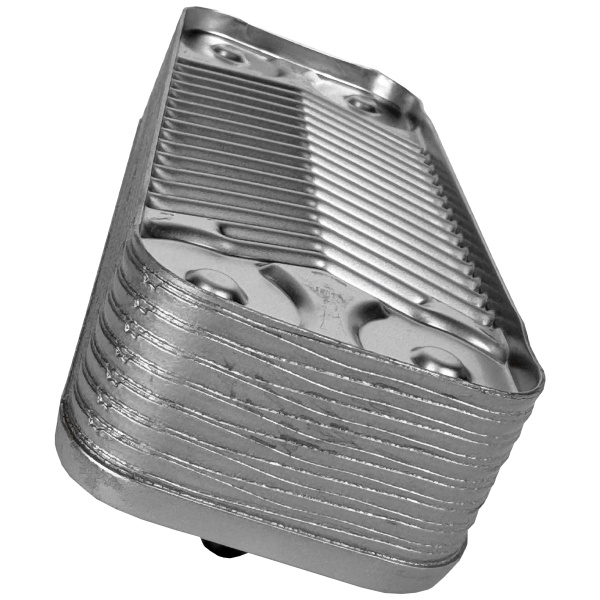 Теплообменник вторичный 16 пластин для котлов Ariston (65104333), Ariston Uno, Beretta, Elexia, Fondital, Biasi, Viessmann Termal 16P (17B1901600), PHE01-A-16P-142