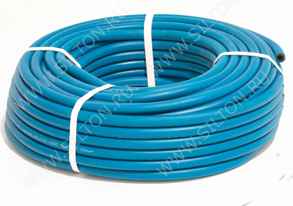 Рукав газосварочный напорный SLT OXYGEN Ø9х16 мм Ру20 бар -30°С/+80°С, бухта 50 м