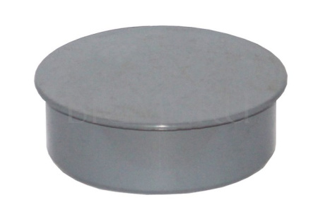 Заглушка для внутренней канализации Ø110 серая Политэк 411000ПOЛИTЭK