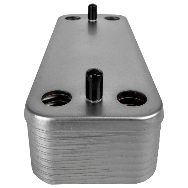 Теплообменник вторичный 16 пластин для котлов Ariston (65104333 1, 17b1901626), Ariston Uno (995945), Beretta (К8036, R8037), Biasi (BI1001101, BI1181122), E.C.A (7006991269), Electrolux (BI1181122, AA1011) Ferroli, PHE01-A-16P-148