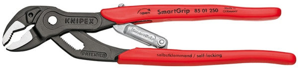 Клещи сантехнич. с  автомат. регулировкой под размер "SMARTGRIP" L=250 мм., KNIPEX