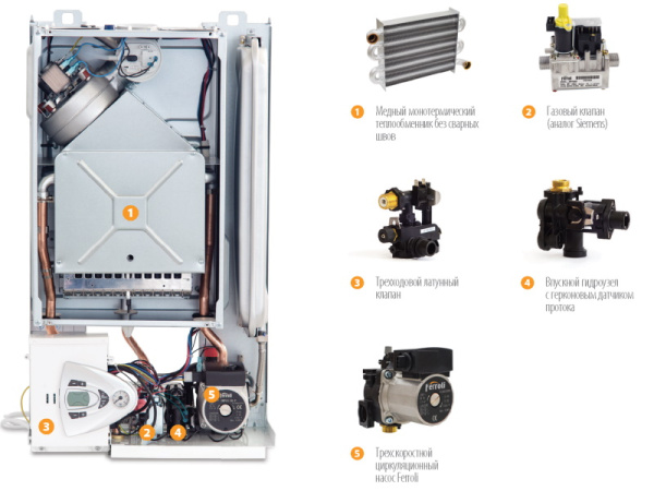 Котёл газовый Ferroli Vitabel C24 GCAC6K6A