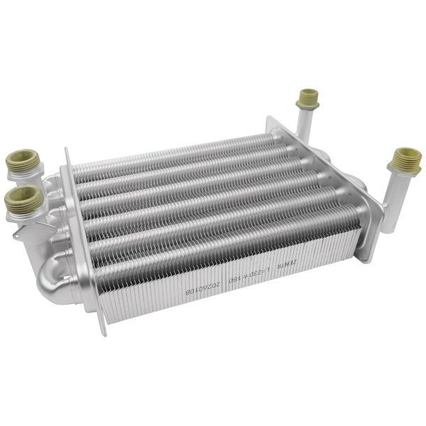 Теплообменник битермический для котлов Ferroli Domiproject F24, Fereasy F24 (902610190)