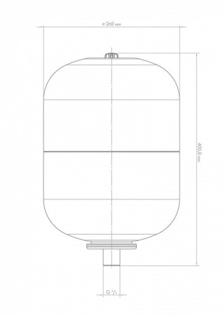 Бак расширительный для отопления Джилекс 18 л. 7819
