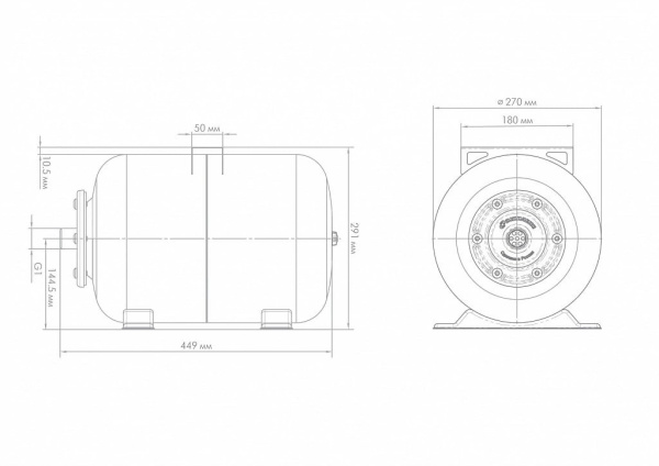 Гидроаккумулятор для водоснабжения Джилекс ГПк 24 л, 7027