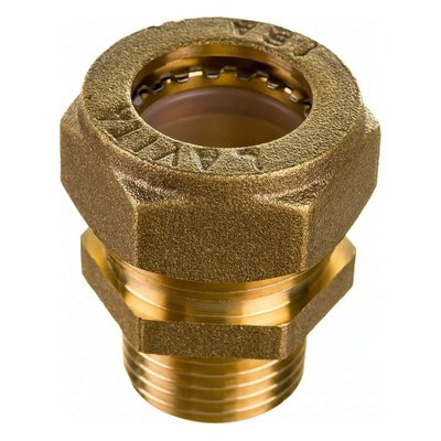 Муфта для гофрированной трубы с наружной резьбой НР Ø15х1/2" Lavita V/S 15*1/2"