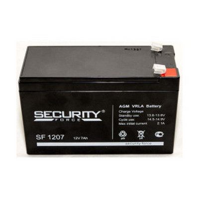 Аккумулятор усиленный12В, 7 Ачl ES-BACC-07 EctoControl ec01028 «Большой Мастер»