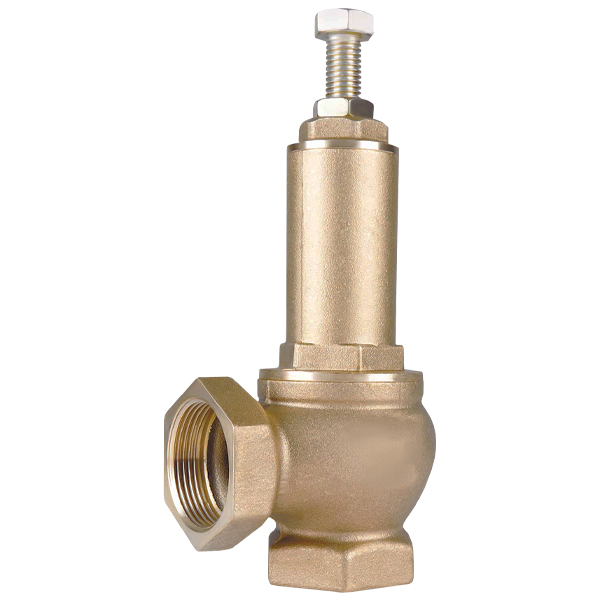 Клапан предохр. угловой Benarmo Ду 40х40 Ру 1,6 МПа вн 11/2"х11/2" 180°С Латунь