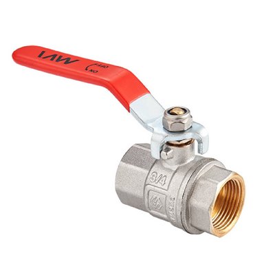 Кран шаровой внутренняя/внутренняя резьба ВВ 11/2" флажок Никель MVI Premium BV.911.08