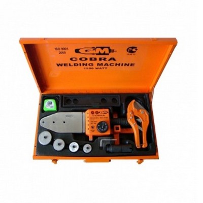 Аппарат сварочный для полипропиленовых труб с насадками Ø20-40 1500 Вт GM Cobra GM0005