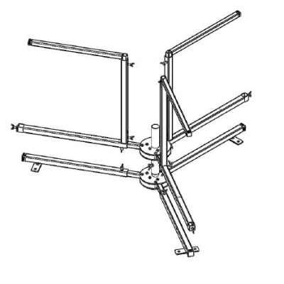 Станок разматыватель для трубы (сборный) Рустеплопол RT78020