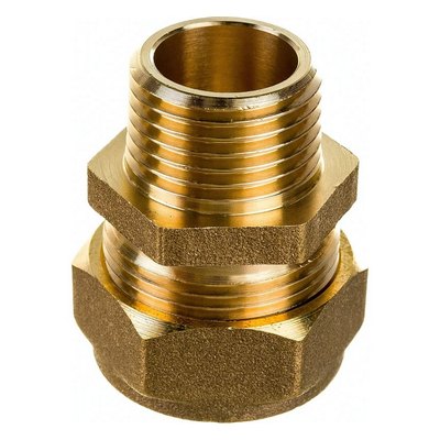 Муфта для гофрированной трубы с наружной резьбой НР Ø25х1" Lavita V/S 25*1"