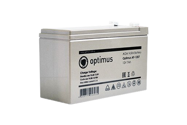 Аккумулятор ZONT Optimus (7A/h) GS-7-12 свинцово-кислотный ML8505 «Большой Мастер»