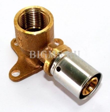 Водорозетка вн 20x1/2" пресс Бронза Oventrop Cofit P